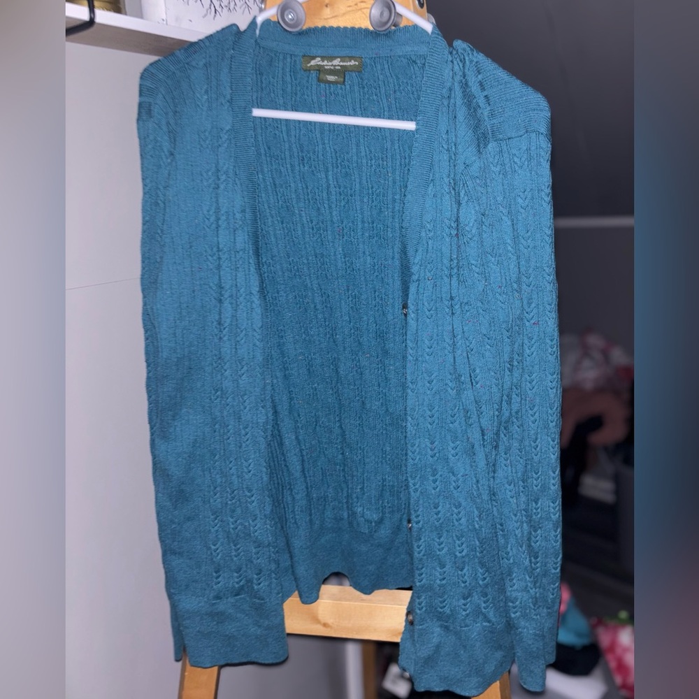 🌻5/$20🌻 Eddie Bauer Teal Women's Cardigan
